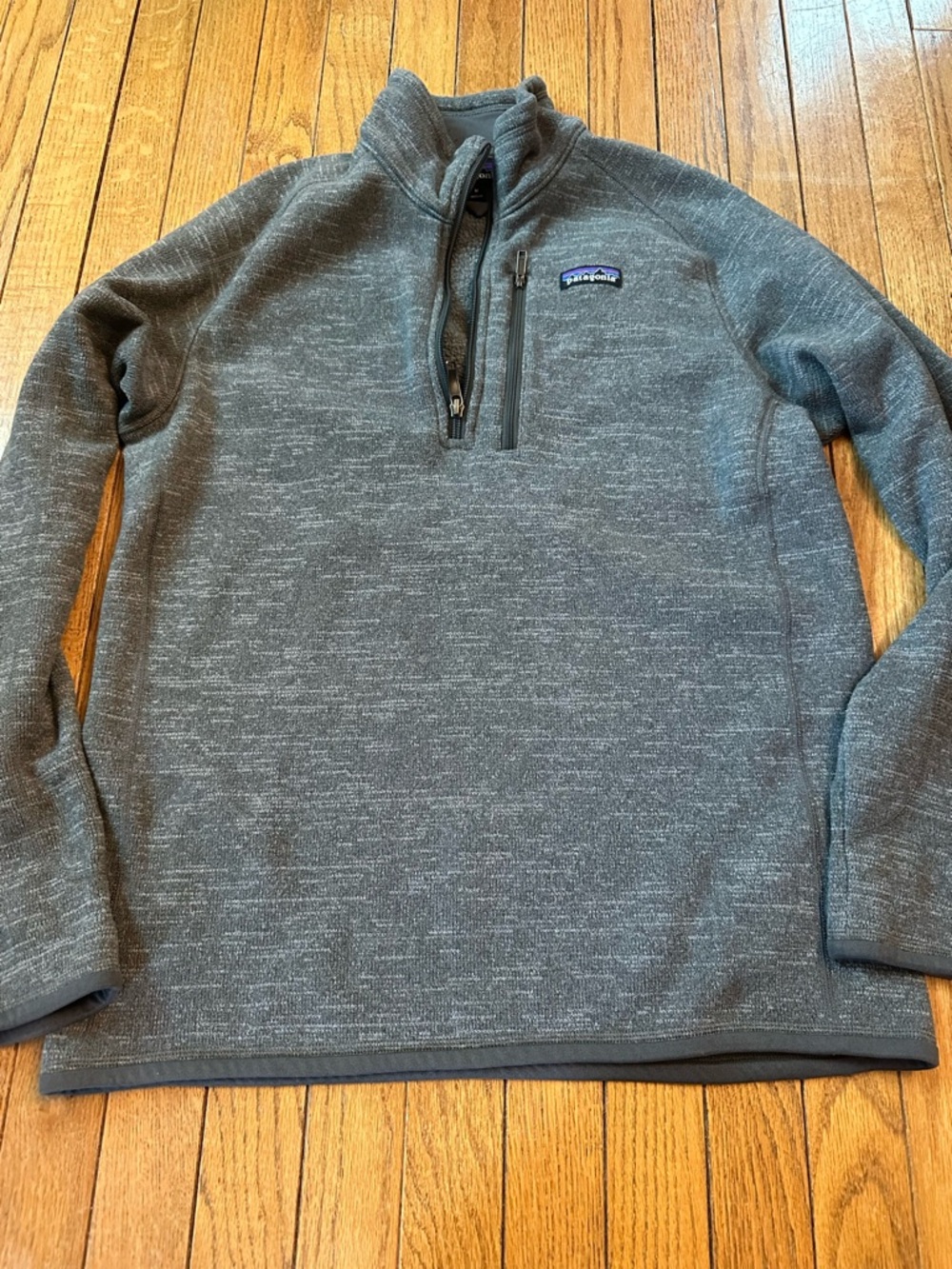Patagonia Gray Quarter-Zip Pullover Jacket